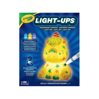 CRAYOLA Illumina: Unicorno, lavabile, luce notturna a forma di unicorno
