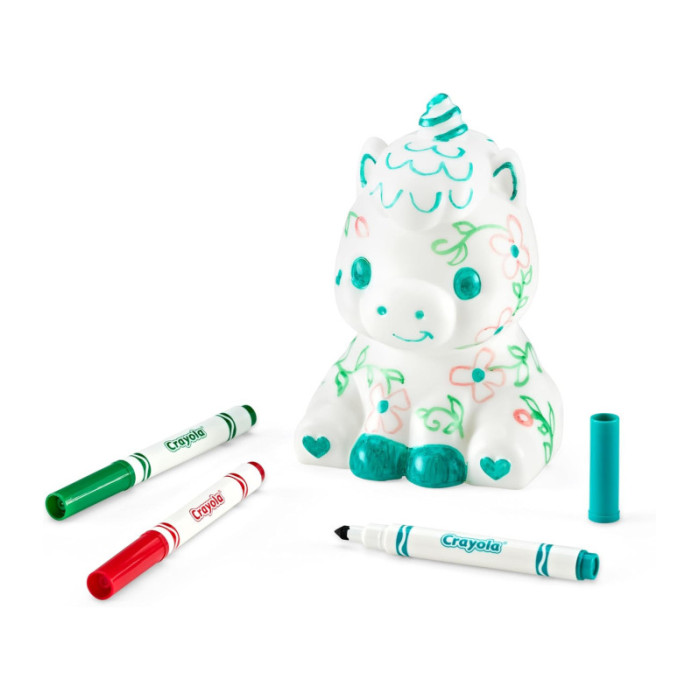 CRAYOLA Illumina: Unicorno, lavabile, luce notturna a forma di unicorno