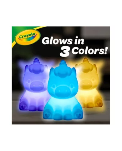 CRAYOLA Illumina: Unicorno, lavabile, luce notturna a forma di unicorno