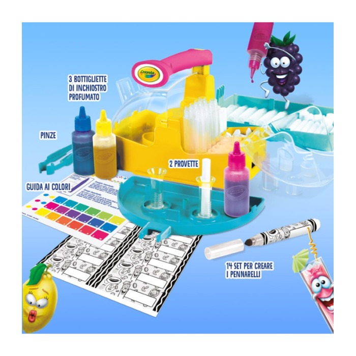 Laboratorio dei Pennarelli Profumelli Neon CRAYOLA