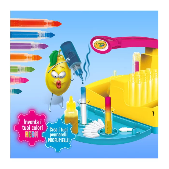 Laboratorio dei Pennarelli Profumelli Neon CRAYOLA