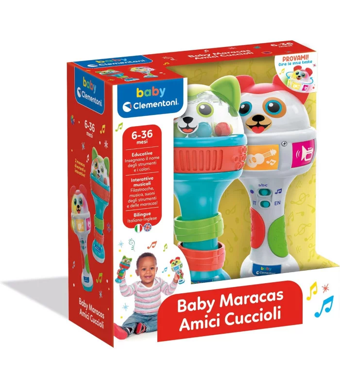 Baby Maracas Amici Cuccioli Clementoni 17985