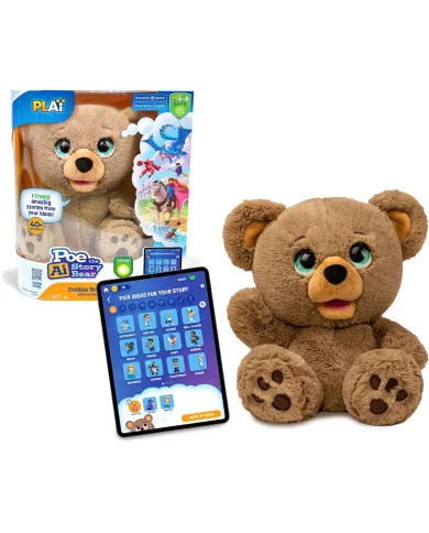 Poe l'Orso Crea Storie Peluche Orso Dotato di intelligenza artificiale Giochi Preziosi