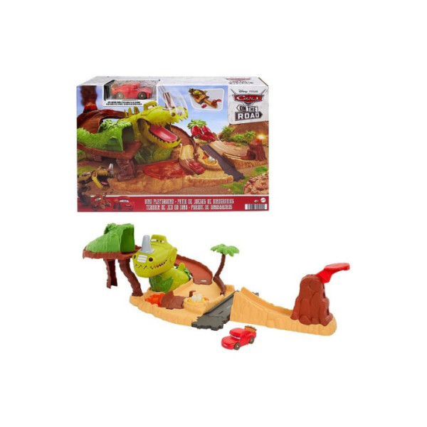 Pista Cars Parco dei Dinosauri HMD74 Mattel