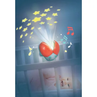 Dolce Proiettore Coccinella Baby for You Light & Sounds Stars Clementoni 17265