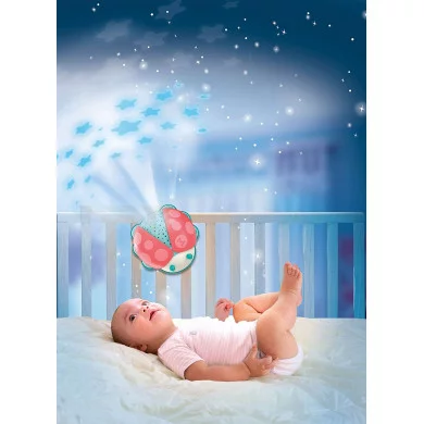 Dolce Proiettore Coccinella Baby for You Light & Sounds Stars Clementoni 17265