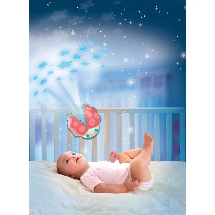 Dolce Proiettore Coccinella Baby for You Light & Sounds Stars Clementoni 17265