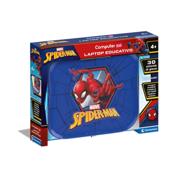 Computer Kid Spiderman Laptop Educativo Bambini 4+ Anni