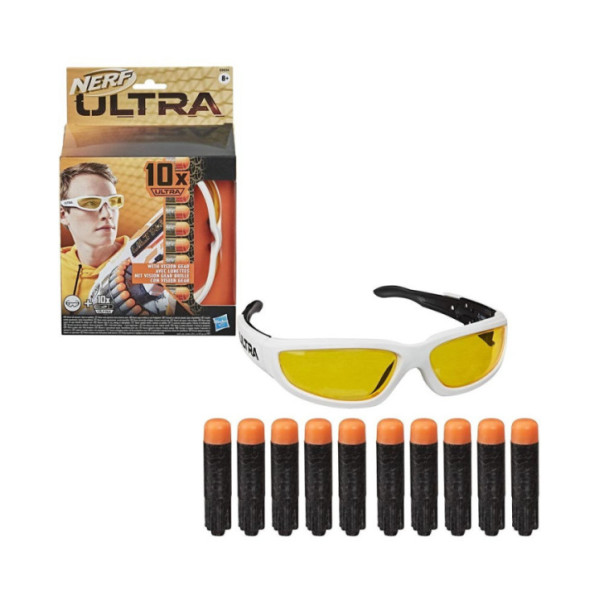 Nerf Ultra 10 dardi e Occhiali Vision Gear - Hasbro