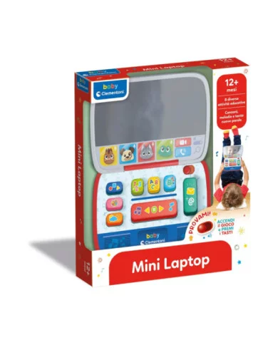 Baby Mini Laptop, Computer Educativo Bambino 12-36 Mesi Clementoni