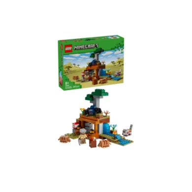 LEGO Minecraft 21269 Spedizione nella Miniera dell’Armadillo, Gioco per Bambini 8+ con Personaggi, Armi Giocattolo e Funzioni