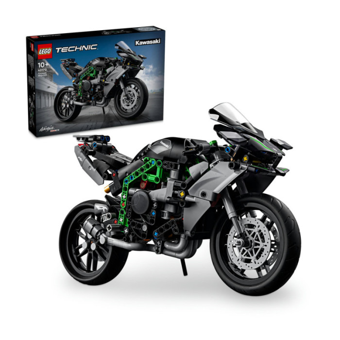 LEGO Technic 42170 Motocicletta Kawasaki Ninja H2R, Giochi per