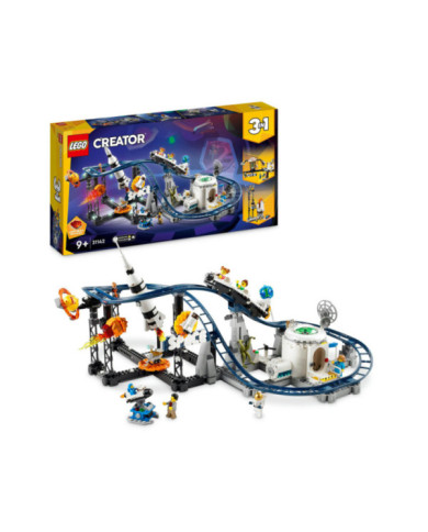 LEGO Creator 3in1 31142 Montagne Russe Spaziali o Torre a Caduta o