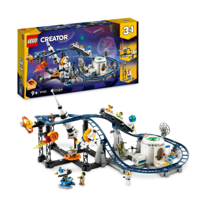 LEGO Creator 3in1 31142 Montagne Russe Spaziali o Torre a Caduta o