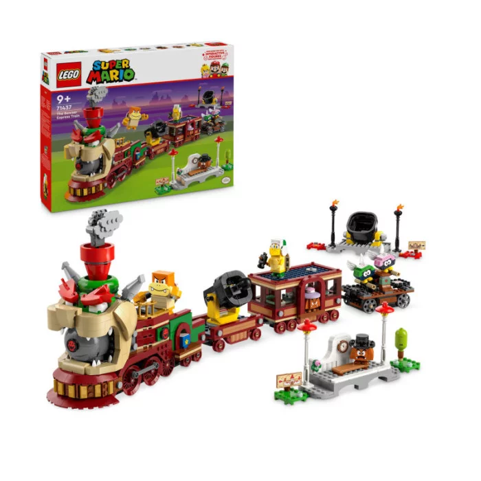 LEGO Super Mario 71437 Bowser Express, Treno Giocattolo da