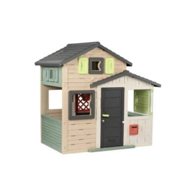 Casa dei giochi Friends House EVO con 2 porte, 6 finestre e tavolo da picnic estraibile Smoby