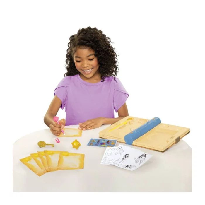 Disney Wish Diario Segreto di Asha con Suoni, Luci, Pennarelli Magici e Adesivi – 3+ Anni