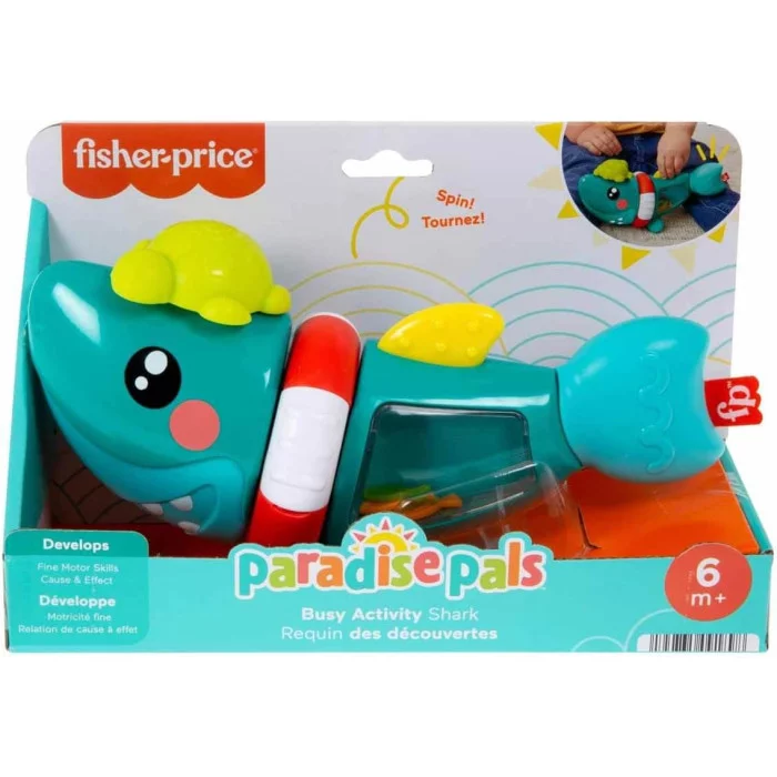 Squalo Interattivo Paradise Pals – Suoni, Giochi e Texture Fisher Price
