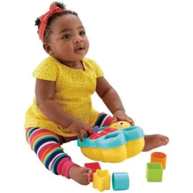 Fisher-Price Farfalla Cercaforme – Gioco Educativo con 6 Blocchi Colorati per Bambini dai 6 Mesi in su