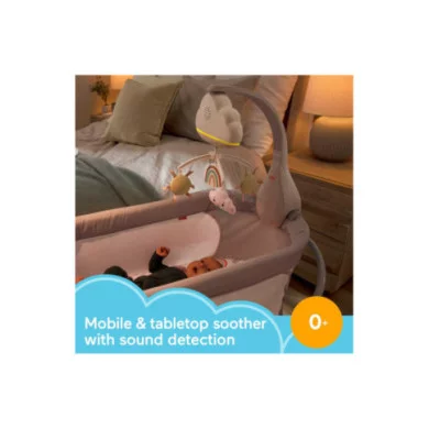 Fisher-Price Giostrina Dolce Arcobaleno – Musica, Luci e Nuvolette per Culla Neonati 0+ Mesi – Unità Rilassante HBP40