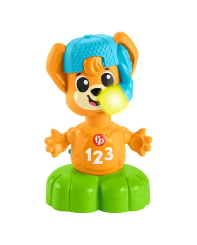 Fisher-Price Animal Band – Rino il Volpino Interattivo con Luci, Musica e Movimento – Gioco Educativo 9+ Mesi