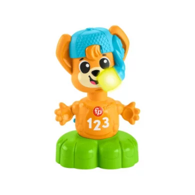 Fisher-Price Animal Band – Rino il Volpino Interattivo con Luci, Musica e Movimento – Gioco Educativo 9+ Mesi