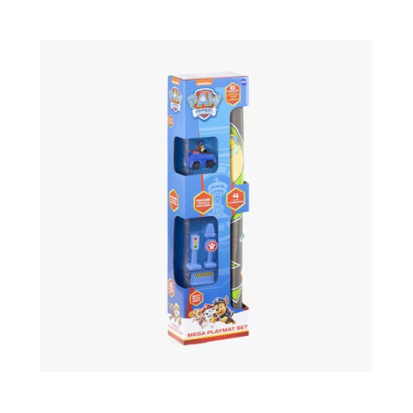 Paw Patrol Tappeto Stradale con Veicolo Chase e Accessori – Gioco Interattivo per Bambini 18+ Mesi – Spin Master