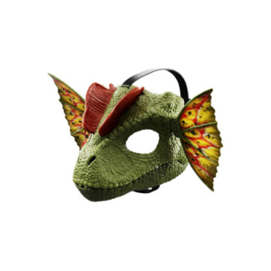 Jurassic World Maschera Dilofosauro – Con Suoni, Spruzzo d’Acqua e Cinghia Regolabile, per Bambini 4+ Anni