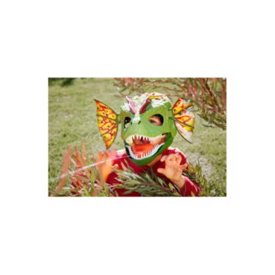 Jurassic World Maschera Dilofosauro – Con Suoni, Spruzzo d’Acqua e Cinghia Regolabile, per Bambini 4+ Anni