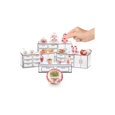 Mini Food Hello Kitty MGA – Confezione Misteriosa con Cibo in Resina da Collezione, Età 8+, Non Commestibile