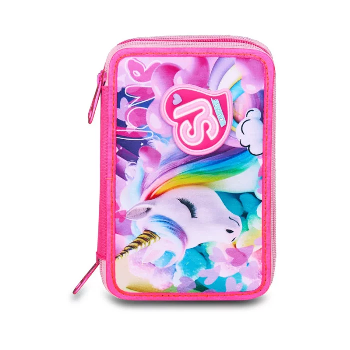 Astuccio 3 Zip SJ Gang Flyunicorn Girl – Completo 45 pezzi, con
