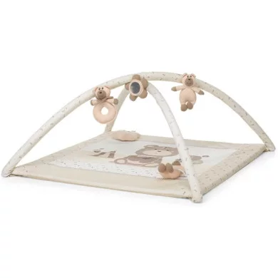 Palestrina Foppapedretti Trainer Augh, Tappeto Gioco 0m+, Imbottito con Giochi Sensoriali e Peluche, Lavabile