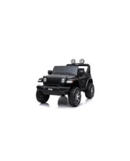 Auto Elettrica per Bambini 12V Jeep Grand Cherokee Rossa con Sedili in Pelle, Luci LED, Suoni e Telecomando