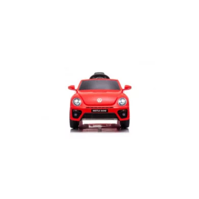 Auto Elettrica per Bambini Volkswagen Maggiolino Rosso 12V con 2 Motori, Telecomando e Licenza Ufficiale