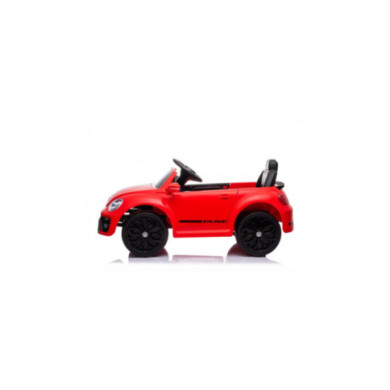 Auto Elettrica per Bambini Volkswagen Maggiolino Rosso 12V con 2 Motori, Telecomando e Licenza Ufficiale