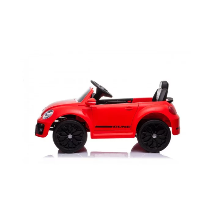 Auto Elettrica per Bambini Volkswagen Maggiolino Rosso 12V con 2 Motori, Telecomando e Licenza Ufficiale