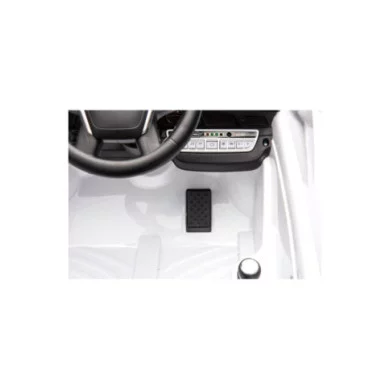 Auto Elettrica per Bambini Porsche Ruf Small 12V Bianca con Telecomando, Sedile in Pelle, Luci LED e Suoni