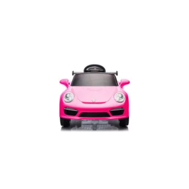 Auto Elettrica Bambini Porsche Ruf Small 12V Rosa con Telecomando, Sedile in Pelle, Luci LED, Suoni e Licenza
