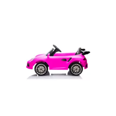 Auto Elettrica Bambini Porsche Ruf Small 12V Rosa con Telecomando, Sedile in Pelle, Luci LED, Suoni e Licenza