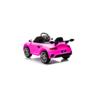Auto Elettrica Bambini Porsche Ruf Small 12V Rosa con Telecomando, Sedile in Pelle, Luci LED, Suoni e Licenza