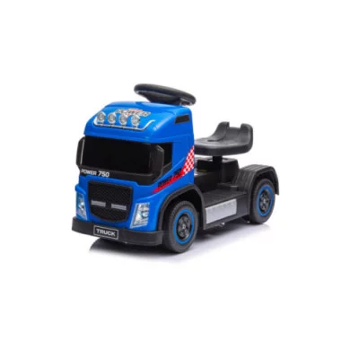 Camion Elettrico per Bambini 6V Small Truck Blu con Luci LED, Suoni, Retromarcia e Caricabatterie Incluso