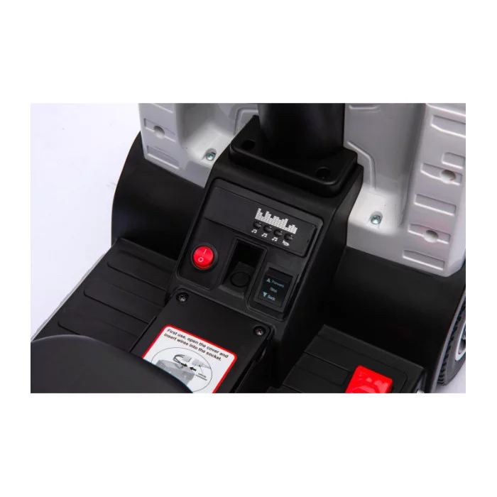 Camion Elettrico per Bambini 6V Small Truck Blu con Luci LED, Suoni, Retromarcia e Caricabatterie Incluso