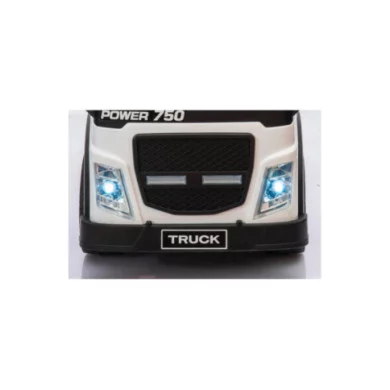 Camion Elettrico per Bambini 6V Small Truck Blu con Luci LED, Suoni, Retromarcia e Caricabatterie Incluso