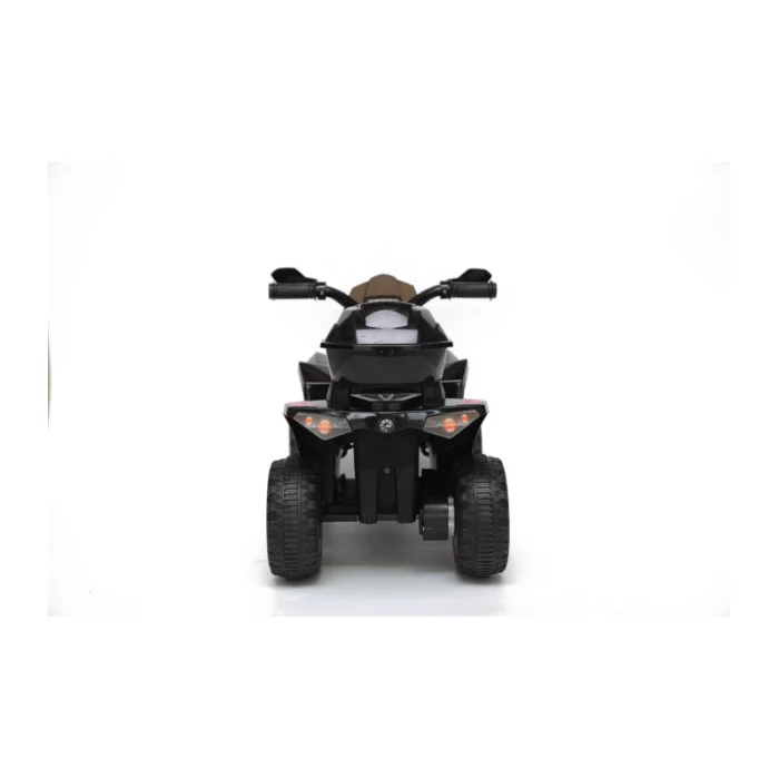 Mini Quad Elettrico per Bambini 6V Rosa Kid Go Deluxe con Luci, Musica, 4 Ruote Stabili e Portapacchi Posteriore