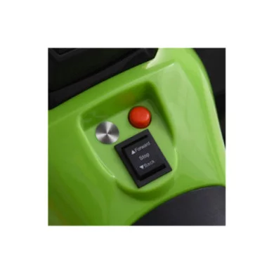 Mini Quad Elettrico per Bambini 6V Verde Kid Go Deluxe con Luci, Musica, 4 Ruote Stabili e Bauletto Posteriore