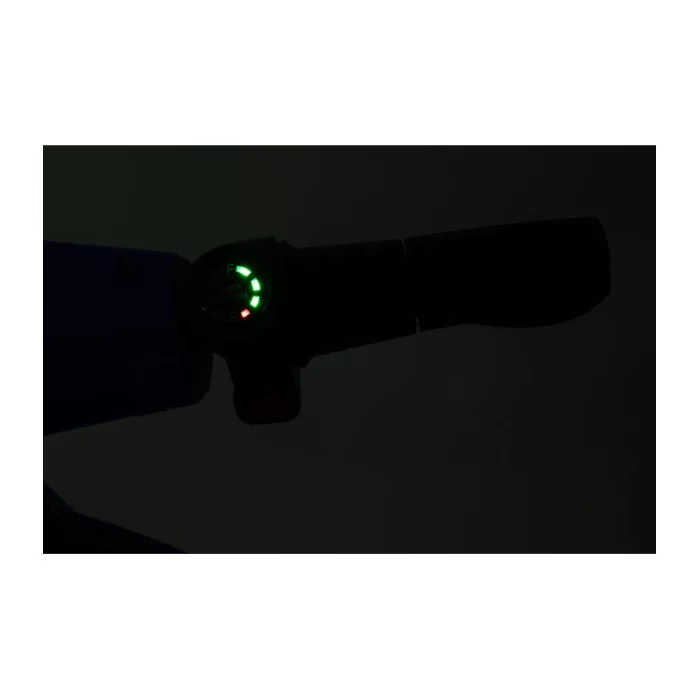 Moto Elettrica per Bambini 24V Blu Deluxe con Luci LED, Suoni, Soft Start, Acceleratore e Ruote da 12” Antiscivolo