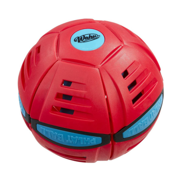 Wahu Phlat Ball Classic Rosso – Frisbee che Diventa Palla, Gioco da Esterno per Bambini 5+ Anni, 2+ Giocatori