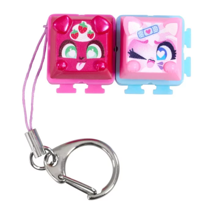 Clickeez Twin Pack – 2 Personaggi Collezionabili a Scatto + Portachiavi, 6+ Anni, Edizione Limitata, 70+ da Scoprire