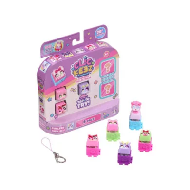 Goliath CLICKEEZ Deluxe Keychain - 7 Klickbare ASMR Fidget Spielzeuge Mit 70 Sammelcharakteren