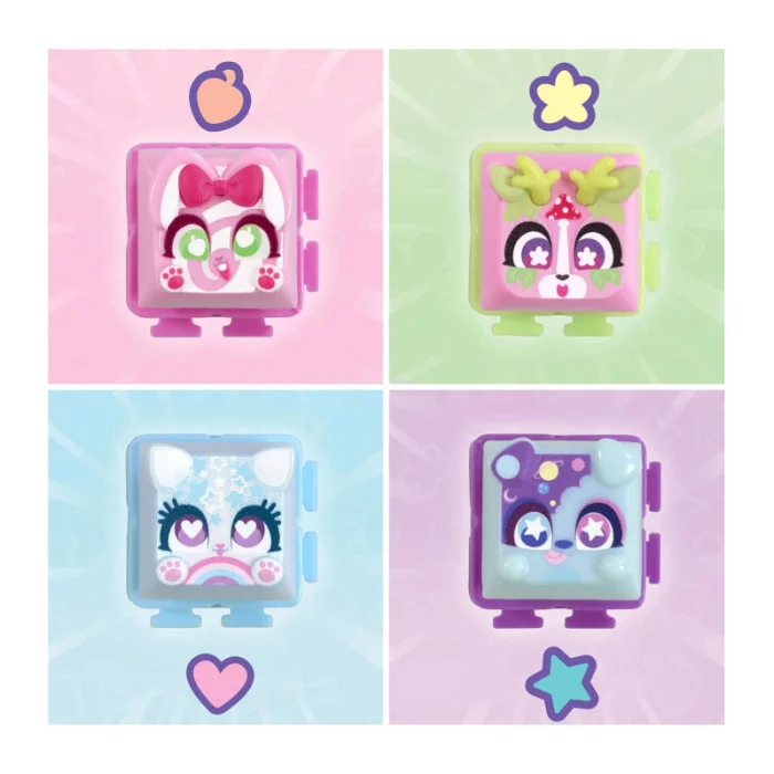 Clickeez Multipack 5 Tasti – Giocattolo Sensoriale ASMR Kawaii, 70+ da Collezionare, Portachiavi Inclusi – da 6 Anni